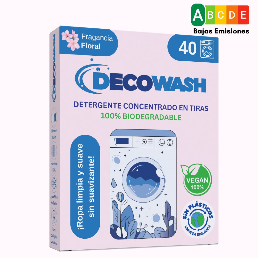 Detergente en Tiras para Lavadora (80 Lavados)