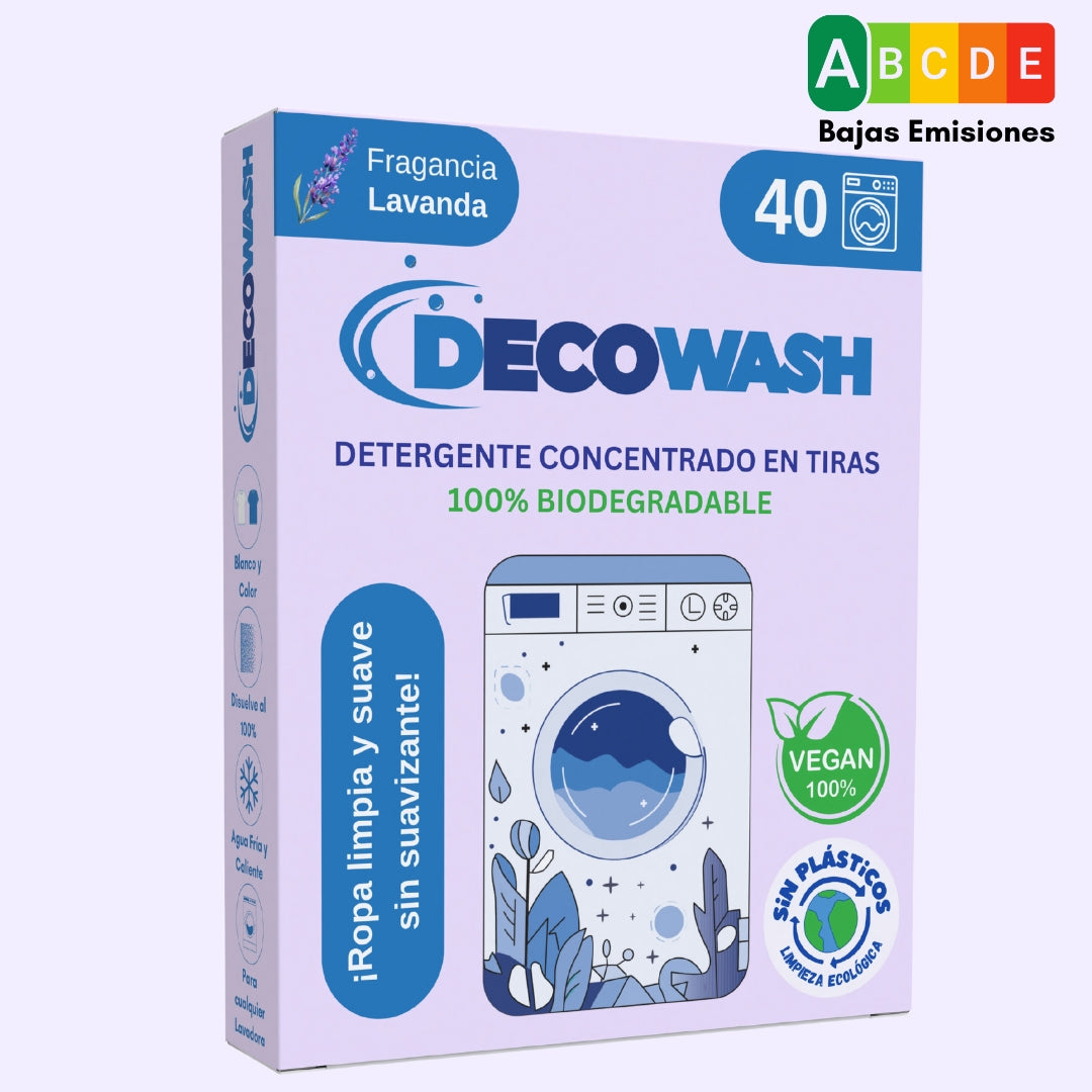 Detergente en Tiras para Lavadora (80 Lavados)